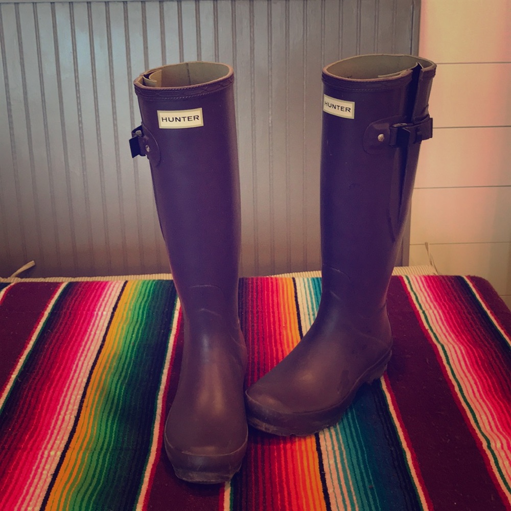 HUNTER Rain Boots Size 7